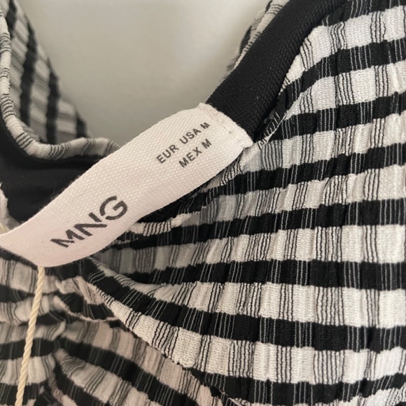 NWT Mango Seersucker top - Picture 6 of 7